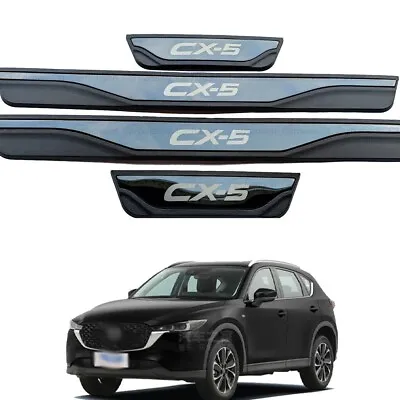 For Mazda CX5 Accessories 2023 Car Door Sill Scuff Plate Protector Car Cover • $29.44