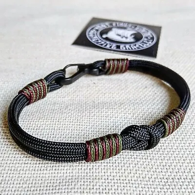 Paracord Bracelet NATO Strap. Military Bangle.  • $17.99