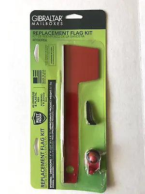 Aluminum RED FLAG REPLACEMENT KIT ~ Fits Most Curbside Mailboxes - Will Not Rust • $4.99
