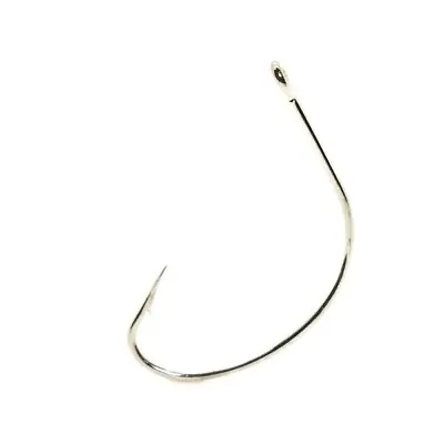 Mustad Hooks 37140-NI-3/0-50 Wide Gap Kahle Fluke Shiner SILVER Bait Hook • $9.21