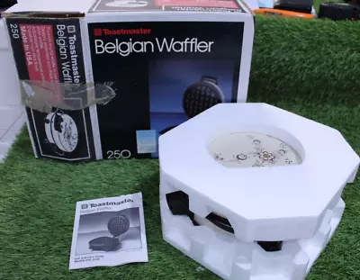 Vintage Toastmaster  Belgian Waffle Maker Model 250 EXCELLENT Condition • $24.99