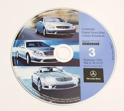 Mercedes Benz Navigation Map Gps Disc Cd 3 Part # Bq 646 0157 North Central • $47.99