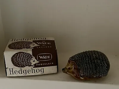 Wade Porcelain Hedgehog Trinket Box In Original Box • £14