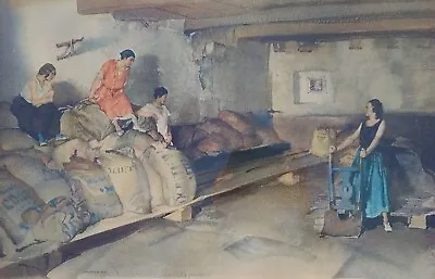 £74.99 • Buy Framed Signed Print In A Provencal Granary Sir William Russell Flint (1880-1969)