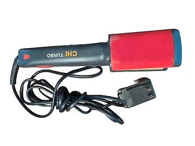 Chi Turbo 2” Professional Ceramic Flat Iron Hair Straightener GF-1539 Red Velvet • $40