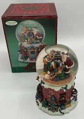 Christmas Fantasy Ltd Jingle Bells Snow Globe Music Box That Rotates And Plays • $16.99