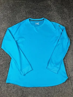 Under Armour Shirt Mens Large Blue Allseasongear Sweatshirt Jumper Sweater Loose • $29