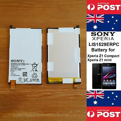 GENUINE SONY Xperia Z1 Compact / Mini Battery LIS1529ERPC 2300mAh - Local Seller • $18