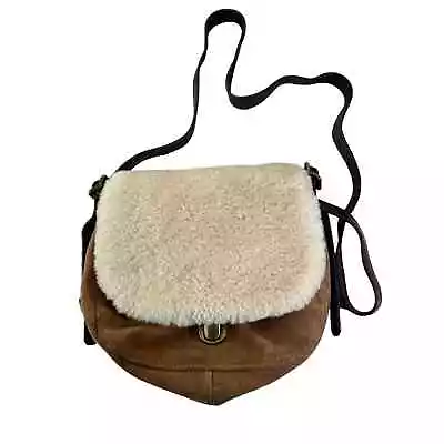 UGG Heritage Crossbody Cowhide Suede Bag Boho Western • $39.99