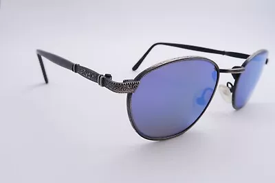 $279.11 • Buy NICE Vintage Revo H20 1208 Sunglasses 011 Gunmetal 48[]21-140 Blue Mirror F493