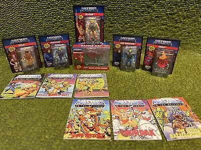 Worlds Smallest Micro Figures & And Comics Lot MOTU Masters Of The Universe • $20