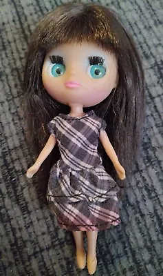 LPS BLYTHE Mini Doll Littlest Mini Blythe Brunette Hair *NO SHOES* • $18.33