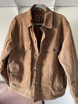 Route 66 Clothing Company Genuine Leather Tan Jacket Men’s Large • $19.99