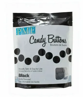 Candy Buttons Cake Pop Black Melts Cake Drip Decoration Toppers • £8.48