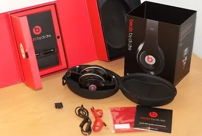 Monster Beats By Dr. Dre Studio Wired Headphones With Case • $129