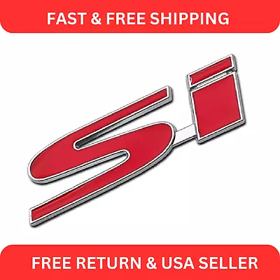 For Si Civic/eg/ep3/bb Metal Bumper Trunk Grill Emblem Decal Sticker Badge Red • $9.42