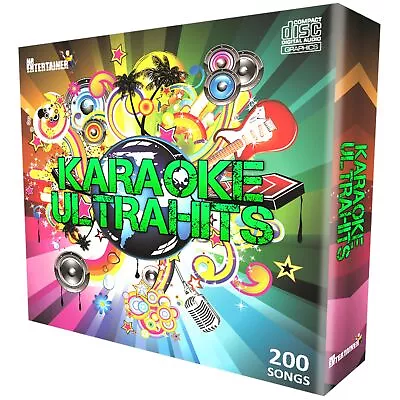 Karaoke CDG Pack. Mr Entertainer Ultrahits Family Party. 200 Greatest Songs Ever • £24.99