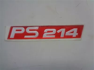 Mastercraft Ps214 Logo Raised Decal 7 1/4  X 1 1/4  Red / Chrome Marine Boat • $24.95