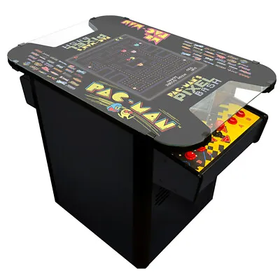 Pac Man Pixel Bash Arcade Style Cocktail Table Game Black • $2899