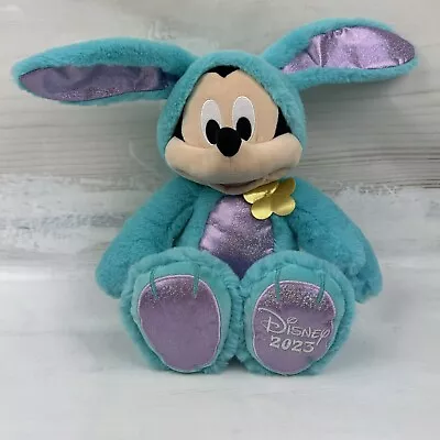 Disney Parks Mickey Mouse Japan Easter Bunny Plush Blue 2023 Doll Stuffed Animal • $49.99