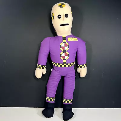 Vintage 1992 Crash Test Dummies Plush Doll Spin Purple 15” Ace Novelty Co. Tyco • $16.50