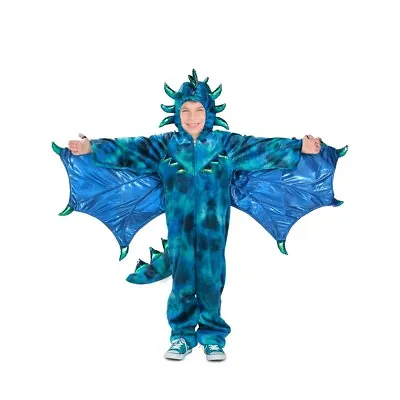 Princess 407740 Child Sully The Dragon Jumpsuit Costume W/ Hood & Wings -18M-2T • $17.60