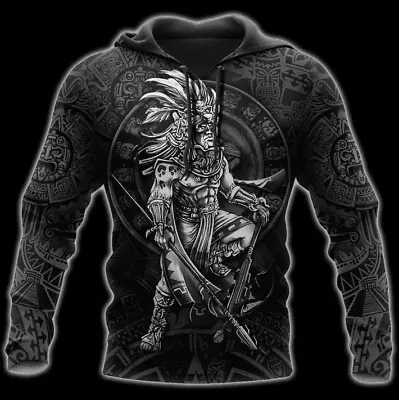 Personalized Mexico Aztec People Mexican American 3D Hoodie Size S-5XL • $26.55