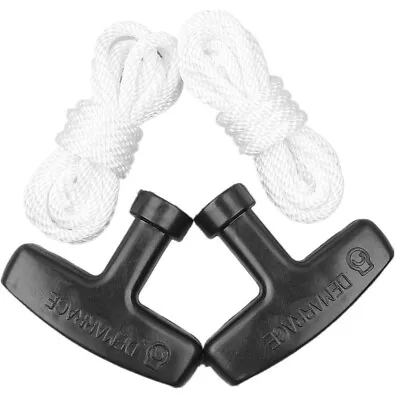 2 PK Starter Rope Pull Cord 4.5mm X 1.3m (4.3ft)w Handle For Honda Briggs Kohler • $7.95