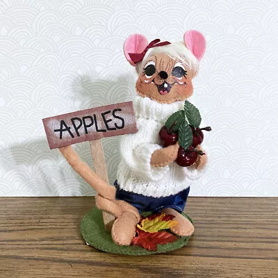 Annalee Fall Apple Orchard Girl Mouse 6.5  Doll 2021 Thanksgiving • $31.95