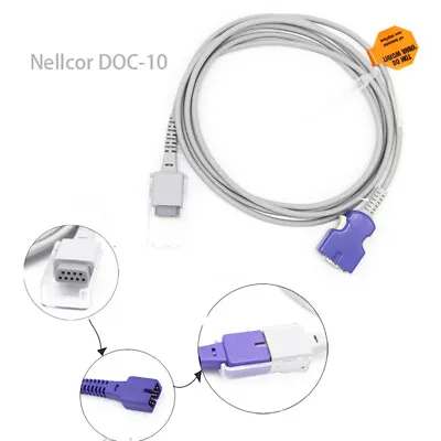 $25.26 • Buy Nellcor DOC-10 Spo2 Adapter Cable Compatible+Oximax Spo2 Sensor