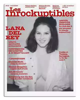 LES INROCKUPTIBLES - LANA DEL REY - APRIL 23 - FRANCE MAGAZINE (New & Sold Out) • £75