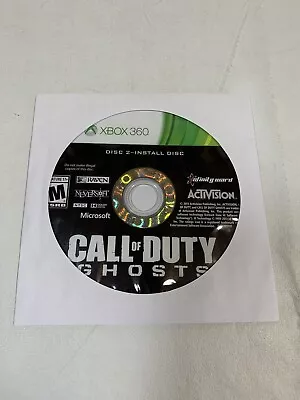 Call Of Duty Ghosts (2013) Microsoft Xbox 360 Disc 2: Install Disc Only No Case • $3