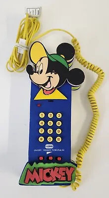 Vintage Disney Mickey Mouse Soft Foam Landline Telephone 1992 Phone  • £15