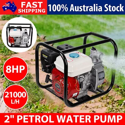 Water Pump Petrol 2  High Flow Pressure Water Transfer Fire Fighting Irrigation • $223.95