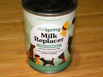 Tailspring Milk Replacer For Puppies Made W/Whole Goat Milk Human Grade 12 FL OZ • $10