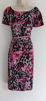 💜 TOGETHER SIZE 18 Beautiful Ladies Animal Print Dress Ref E • £13.50