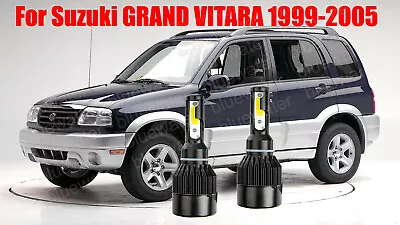 LED For GRAND VITARA 2011-2015 Headlight Kit H4/9003 6000K CREE Bulbs HI/LO Beam • $25.96