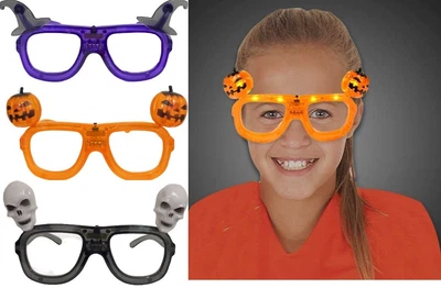 £10.99 • Buy Halloween Light Up Eye Glasses LED Flashing Fancy Dress Club Party Accessory UK