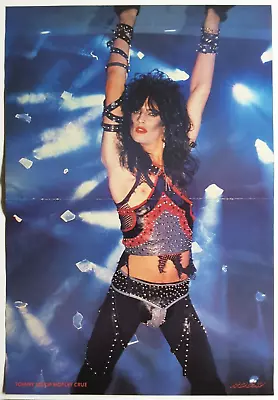 Motley Crue Tommy Lee Shout At The Devil 11x16 1980's Magazine Centerfold Poster • $25