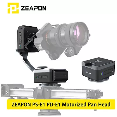 ZEAPON PS-E1 PD-E1 PONS PT Motorized Pan Head Tilt Head 360° For Camera DSLR • $79