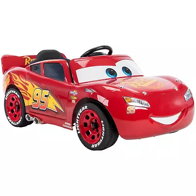 Ride On Car Toy Lightning McQueen Battery Powered Racing Light Sound Huffy 6V UK • £289.95