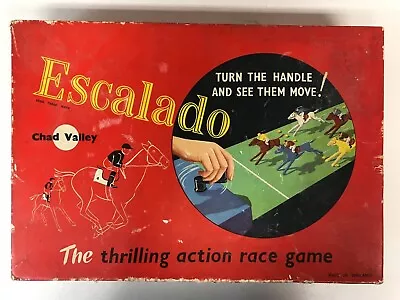 Escalado Vintage Horse Racing Board Game Chad Valley Boxed Made In England • £16