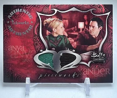 Buffy The Vampire Slayer Connections Dual Pieceworks Card PWC-2 Anya & Xander • $15.99