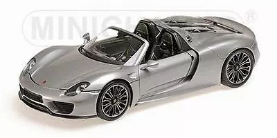 MINICHAMPS 2013 Porsche 918 Spyder Grey Production Edition 1:18*New! • $299