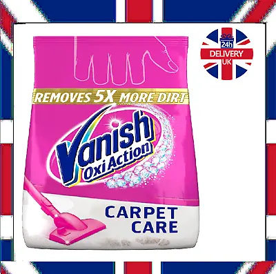 Vanish Gold Carpet & Rugs 5 X More Dirt Cleaner Stain Remover Powder 650G • £12.99