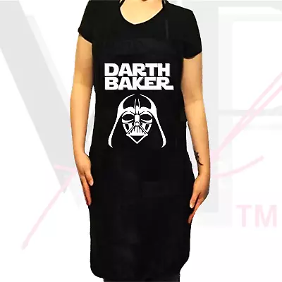 Star Wars Apron Adjustable Kitchen Bake Grill BBQ Fun Gift Idea DARTH BAKER • $11.68