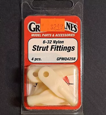 Original Great Planes RC Plane Part #4258 * 6-32 Nylon Strut Fittings * NOS • $17.95