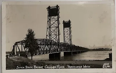 Vancouver Washington Inter State Bridge RPPC Columbia River • $11.99