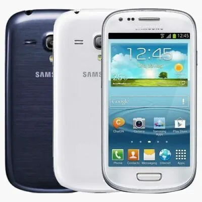  SAMSUNG GALAXY S3 MINI UNLOCK MOBILE PHONE ANDROID SMARTPHONE BLUE/White • £28.50