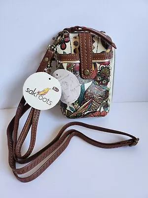 Sakroots Smartphone Crossbody/WRISTLET Wallet Nwt • $26